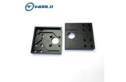 China Sandblasting CNC Machined Aluminum Parts ODM Milling Black Hard Anodizing supplier
