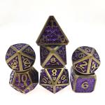 Lightweight Manual Grinding Gold Plated Metal Mini Dice affirm card for sale