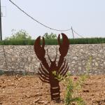 Weather Resistant Garden Metal Ornaments Rust Resistant Easy To Install