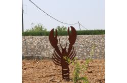 China Weather Resistant Garden Metal Ornaments Rust Resistant Easy To Install supplier