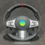 Leather / Carbon Fiber BMW Steering Wheel For F13 - F87 M2 M3 M4