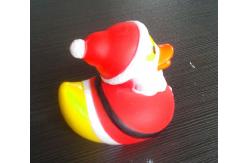 China ATBC-PVC Christmas Bath Duck Toys Set / Reindeer Rubber Duck With 3 Baby supplier