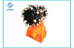 China Low Noise Drum Cutter For Excavator , Flexible Hydraulic Rotary Cutter HDC50 supplier