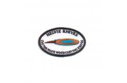 China Merrowed Border Embroidered Hat Patches Iron On Backing Twill Felt Background supplier