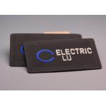 Custom 3M Reflective Embossed Raised Logo Heat Transfer Labels For Apparel