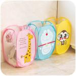 27.5*50cm Foldable Laundry Basket Portable Reusable Pop Up Laundry Bin