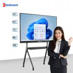 Qtenboard Factory Price 75 Inch Touch Screen Panel All in One Smart Digital Whiteboard 75 Inch Interactive Board for School for sale