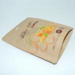 1000g Stand Up Packaging Pouches 130 Microns Custom Print Three Side Seal Clear Window for sale
