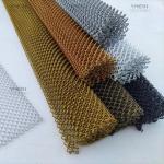 Architecture Wire Metal Coil Drapery With Different Colors For Decoration for sale