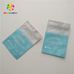 Face Eyes Mask Plastic Pouches Packaging Three Side Sealed Flat Bag Glossy Surface
