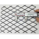 1.5m High Safe Use Sports Black Ground Install Expanded Wire Mesh for sale