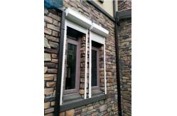 China 0.25mm Aluminum Hurricane Window Shutters With PU Foam supplier