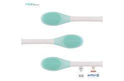 China Waterproof Double Sided Silicone Lip Brush Silicone Exfoliating Tools Makeup Tools supplier
