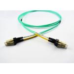 Mini LC Fiber Optic Patch Cord with OM3 LSZH Jacket , OS1 / OS2 / OM1 / OM2 for sale