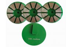 China Terrco Diamond Grinding Stones With 8 Triangle Segments For Concrete Floor supplier