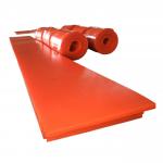 Conveyor Rubber Polyurethane Skirting Board Customized Hardness Size for sale
