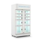 Smart Refrigerated Locker Transparent Window Vending Machine for sale