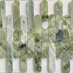 Long Oval Stone Mosaic Subway Wall Tiles For Bathroom And Living Room for sale