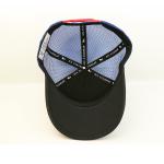 Customized Blank Woven Patch Trucker Cap 5 Panel Curved Long Bill