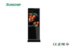 China Interactive Indoor Digital Advertising Screens Free Standing 1920*1080P High Resolution supplier