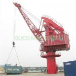 Stationary Port 25t 20m Fixed Lattice Boom Marine Cranes for sale