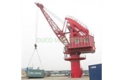 China Stationary Port 25t 20m Fixed Lattice Boom Marine Cranes supplier