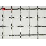 Architectural Mining Screen Mesh Woven Wire Locked Crimped Mesh In Stainless Steel for sale