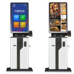 Barcode  Card Reader Automatic Service Kiosk for Business Use