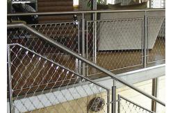China Stairway 2.0mm Architectural Wire Mesh , Steel Cable Netting supplier
