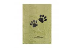 China Green Compostable Biodegradable Dog Waste Bags Custom Logo Printing supplier