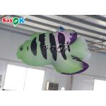 Festive Commercial 2m Inflatable Decoration Tropical Fish With LED
