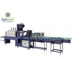 Semi Auto Plastic Shrink Wrap Machine Beverage Wine Water Food Daily Care Packaging for sale