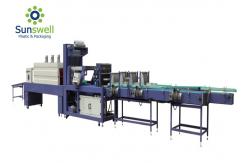 China 2 Liter Shrink Wrapping Machine For PET Bottle With Automatic PLC Control supplier