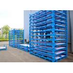 Stackable Steel Portable Stacking Racks Pallet Warehouse Storage System