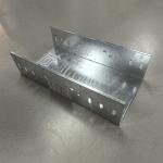 Silver Hot Dipped Cable Tray Galvanized With Medium Duty Load Capacity And High Corrosion Resistance for sale