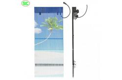 China Super Thin 3cm Flexible Curtain LED Display Backdrop Outdoor P15 6500K-9500K supplier