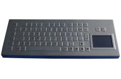 China Weatherproof  stainless keyboard industrial metal keyboard with touchpad and function keys supplier