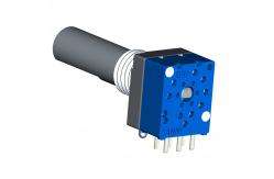 China Pulse Absolute Rotary Shaft Encoder 16 Dedent Metal Shaft Sealed With 20000 Cycles supplier