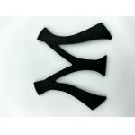 Inkjetprinting Custom Logo Label Stickers PVC Material Viscose  Shape for sale