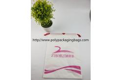 China Fashional Plastic Bags With Drawstring Closure , Customized Logo Printed supplier