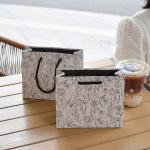 Wedding Gift Bag Small Medium And Large Simple White Card Birthday Gift Paper Handbag for sale