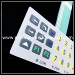 6ms Waterproof Numeric Keypad 10 P Connection Membrane Switch Keypad for sale