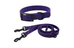 China 30 Ft Dog PVC Leash Waterproof Anti Pull Harness Blue supplier