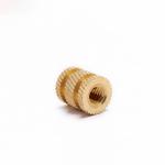 M3-M12 Brass Knurled Nut Through Hole Inlaid Injection Knurled Copper Nuts