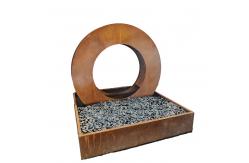 China Durable Weathering Steel Water Fountain Customizable Landscape For Home supplier