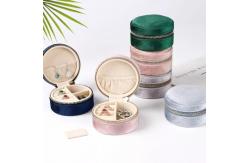 China ODM Small Portable Jewelry Box Stud Earrings Greaseproof PU Leather supplier