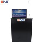 Matte Black Motorized Monitor Lift With Theft Prevention Function for sale