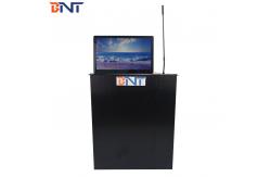 China Matte Black Motorized Monitor Lift With Theft Prevention Function supplier