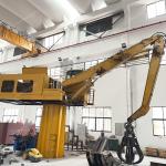 Customized Folding Boom Scrap Material Handler Peel Grab 19 Mpa