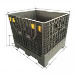 Transparent industrial boxes plastic pallet continer customized pallet box plastic pallet box waterproof